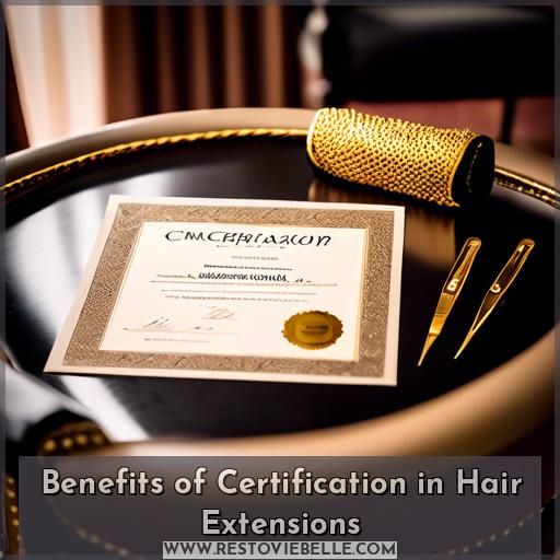 Benefits of Certification in Hair Extensions