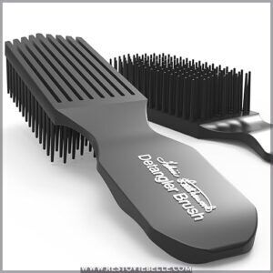 Black Detangler Brush by Felicia B07QDW4Y43