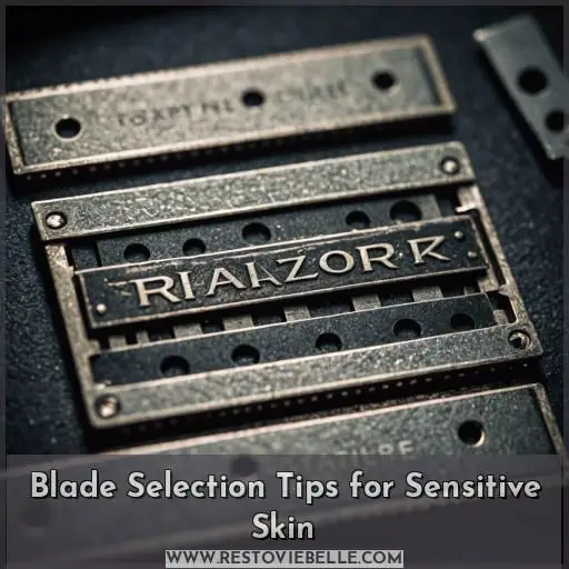 Blade Selection Tips for Sensitive Skin