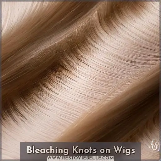 Bleaching Knots on Wigs
