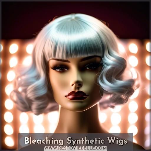 Bleaching Synthetic Wigs