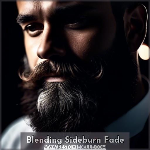 Blending Sideburn Fade