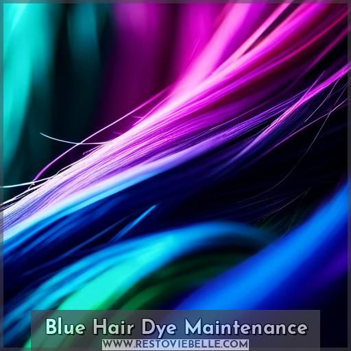 Blue Hair Dye Maintenance