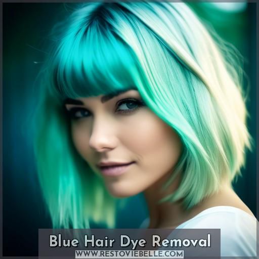 Blue Hair Dye Removal