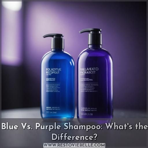 blue shampoo vs purple shampoo