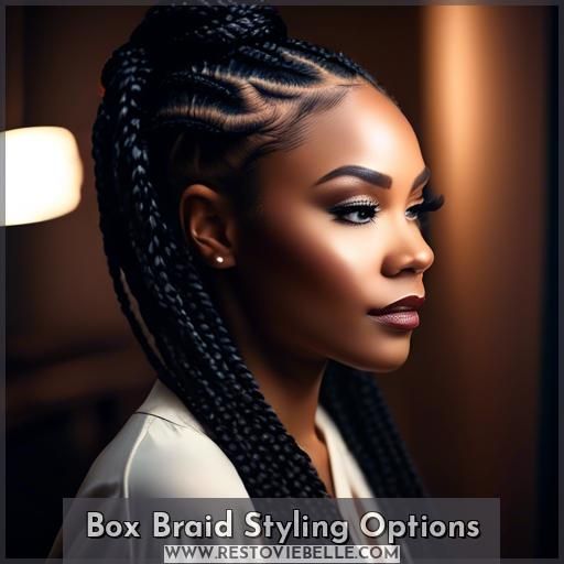Box Braid Styling Options