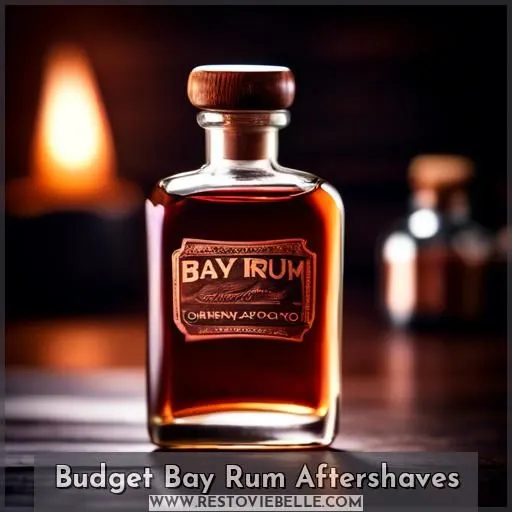 Budget Bay Rum Aftershaves
