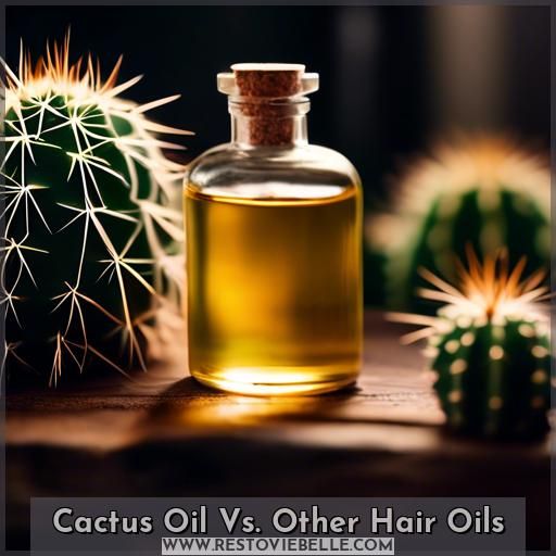 Cactus Oil Vs. Other Hair Oils