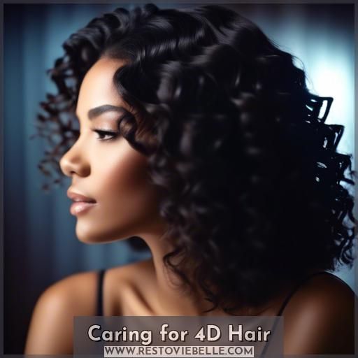 Caring for 4D Hair