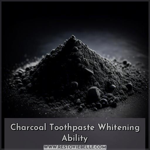 Charcoal Toothpaste Whitening Ability