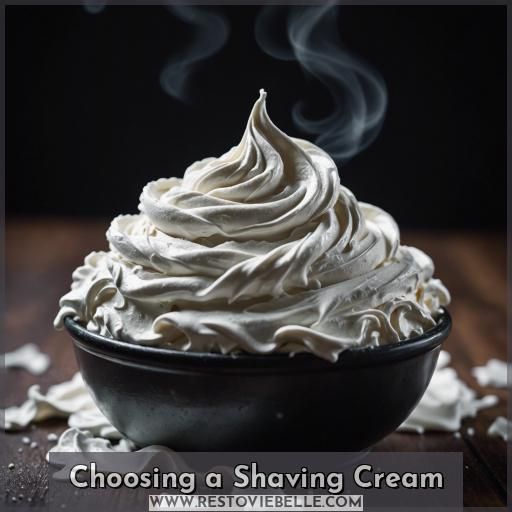 Choosing a Shaving Cream