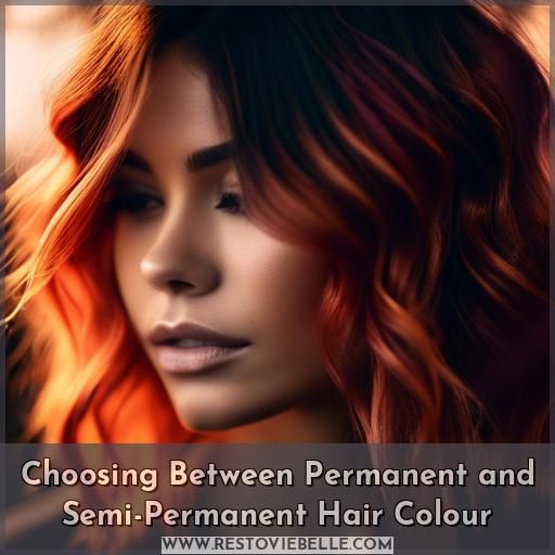 Choosing Between Permanent and Semi-Permanent Hair Colour