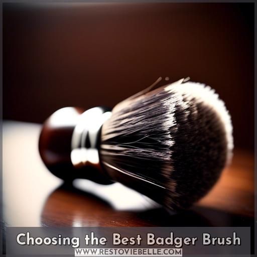 Choosing the Best Badger Brush