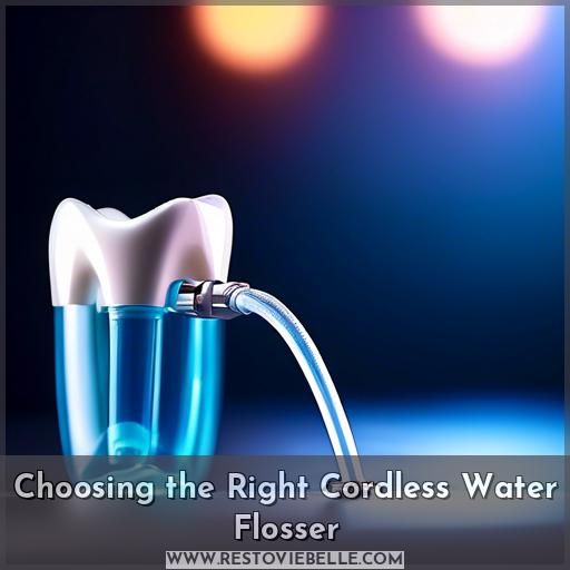 Choosing the Right Cordless Water Flosser