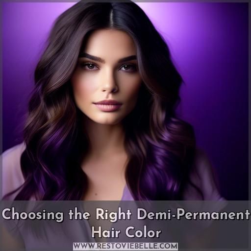 Choosing the Right Demi-Permanent Hair Color