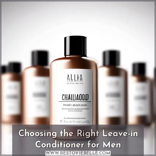 Choosing the Right Leave-in Conditioner for Men