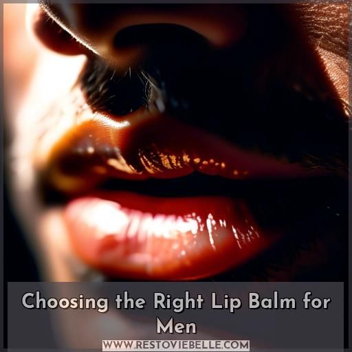 Choosing the Right Lip Balm for Men