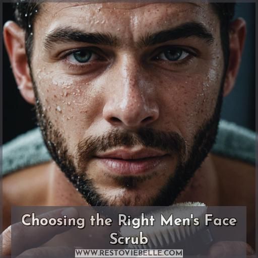 Choosing the Right Men's Face Scrub
