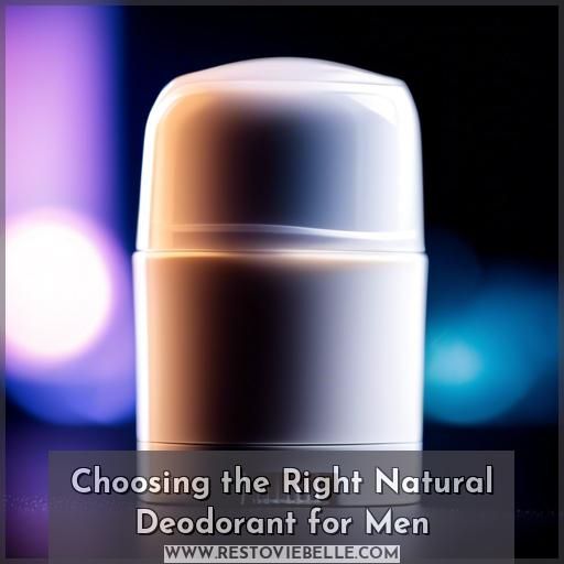 Choosing the Right Natural Deodorant for Men