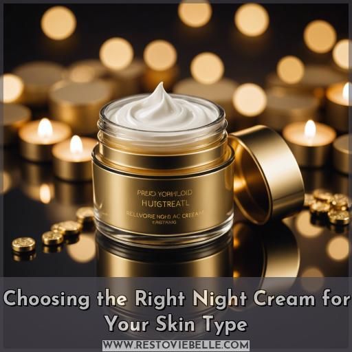 Choosing the Right Night Cream for Your Skin Type
