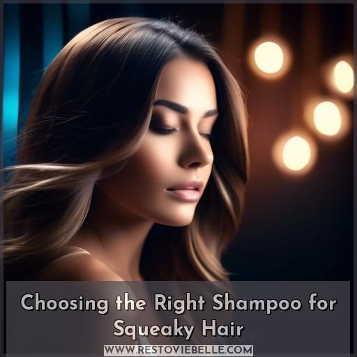Choosing the Right Shampoo for Squeaky Hair