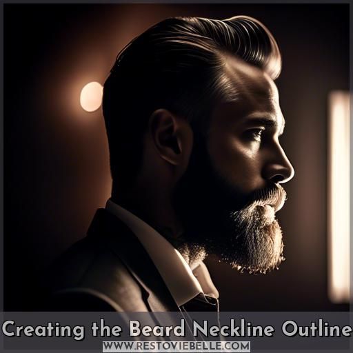Creating the Beard Neckline Outline