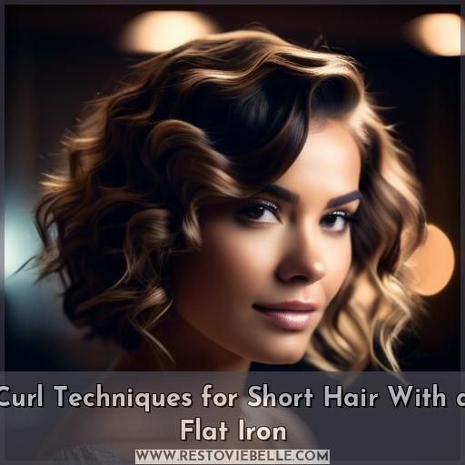 Curl Techniques for Short Hair With a Flat Iron Curl Techniques for Short Hair With a Flat Iron