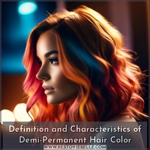 Definition and Characteristics of Demi-Permanent Hair Color