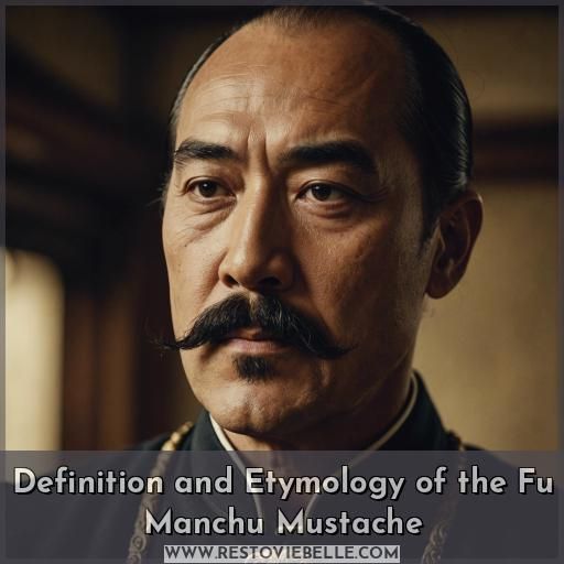 Definition and Etymology of the Fu Manchu Mustache