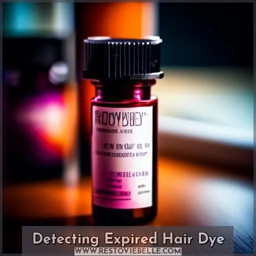 Detecting Expired Hair Dye