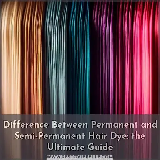 difference between permanent and semi permanent hair dye explained