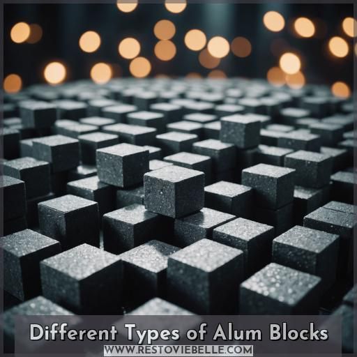 Different Types of Alum Blocks