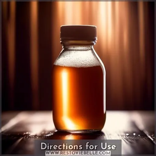 Directions for Use