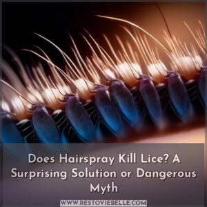 does hairspray kill lice