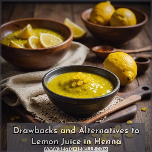 Drawbacks and Alternatives to Lemon Juice in Henna