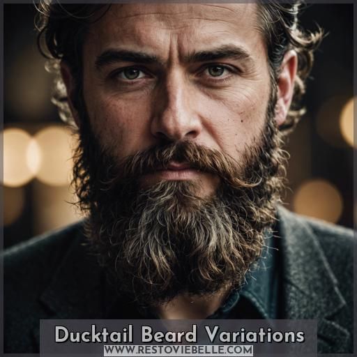 Ducktail Beard Variations