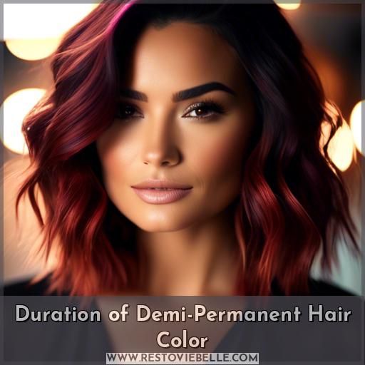 Duration of Demi-Permanent Hair Color