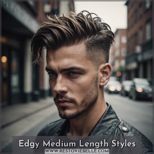 Edgy Medium Length Styles