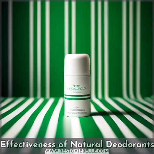 Effectiveness of Natural Deodorants