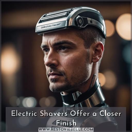 Electric Shavers Offer a Closer Finish