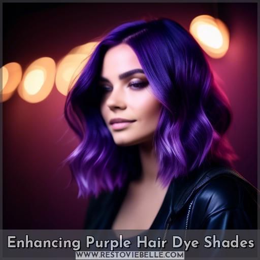 Enhancing Purple Hair Dye Shades