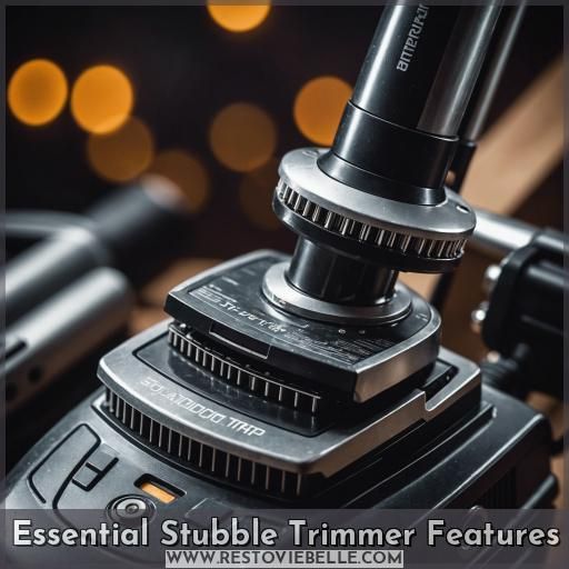 Essential Stubble Trimmer Features