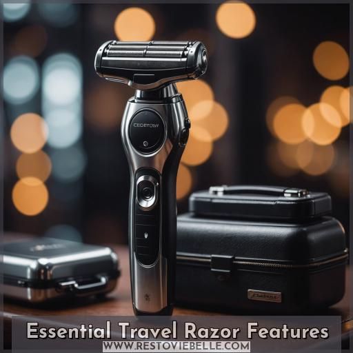 Essential Travel Razor Features