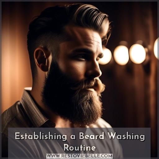 Establishing a Beard Washing Routine