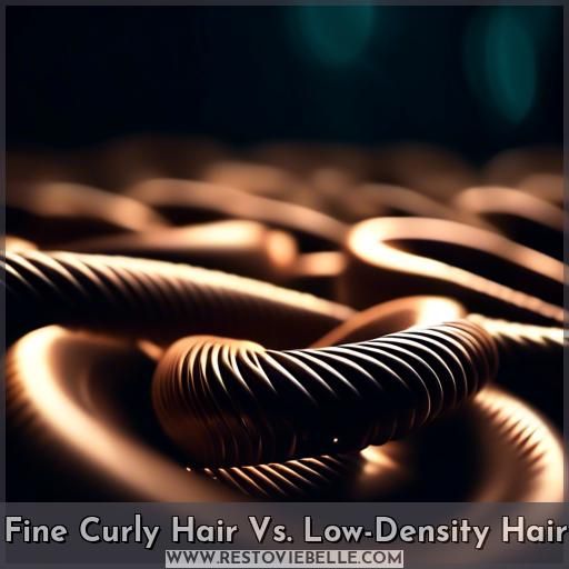 Fine Curly Hair Vs. Low-Density Hair