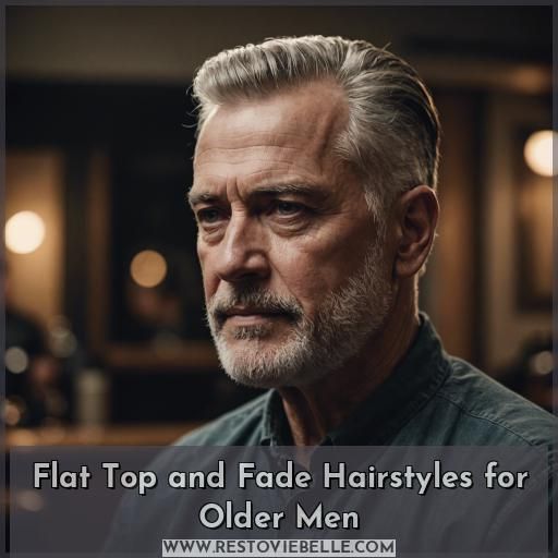Flat Top and Fade Hairstyles for Older Men