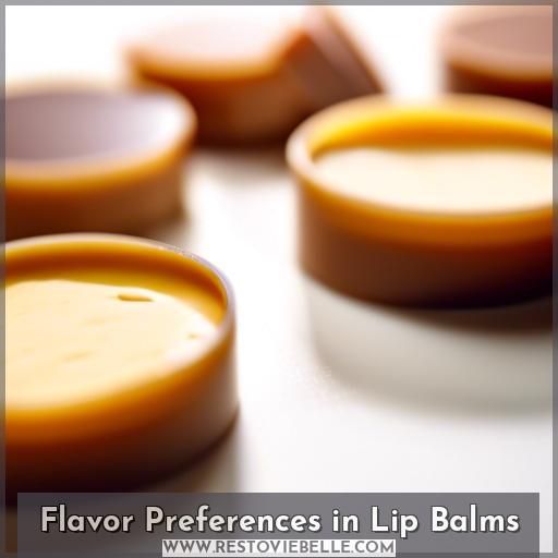 Flavor Preferences in Lip Balms
