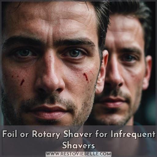 Foil or Rotary Shaver for Infrequent Shavers