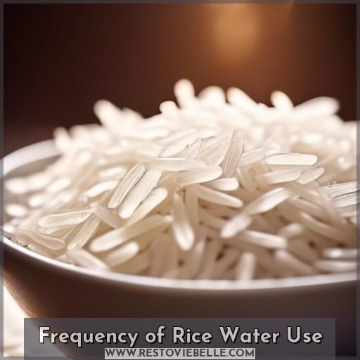 Frequency of Rice Water Use