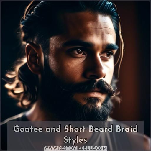 Goatee and Short Beard Braid Styles
